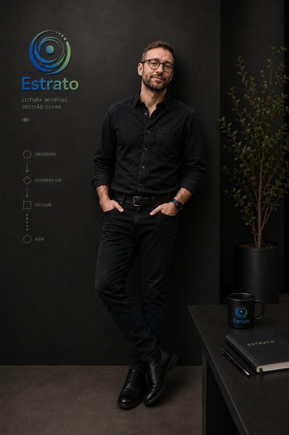Cláudio Lagarto, fundador da Estrato